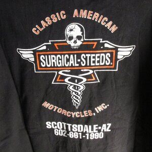 Classic American Motorcycle, Inc Surgical-Steeds Scottsdale T-Shirt - XL